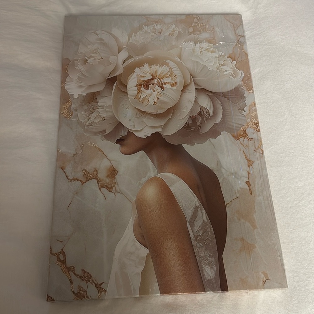 BRAND NEW UNOPENED FLORAL PRINT - width (16 inches) height (23.5 inches)